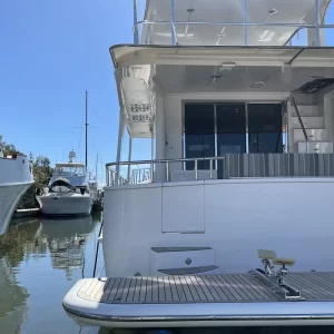 Tender Chocks on Boat